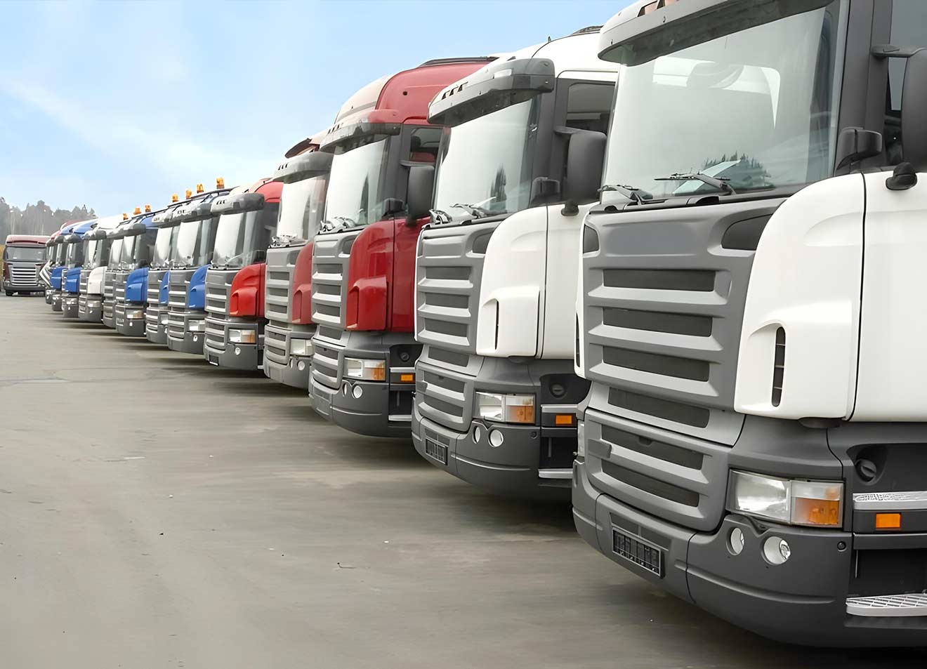 Commercial vehicle parking at Oakfield One